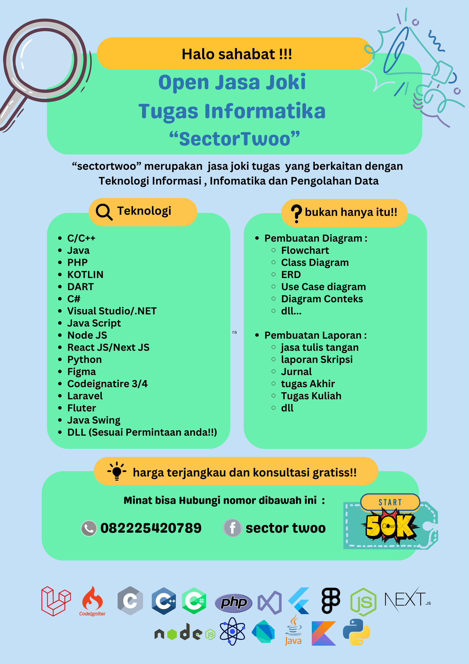 Contoh Pamflet Konsultasi